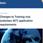 【签证更新】407签证申请流程重大调整：必须先获批提名才能递交签证申请